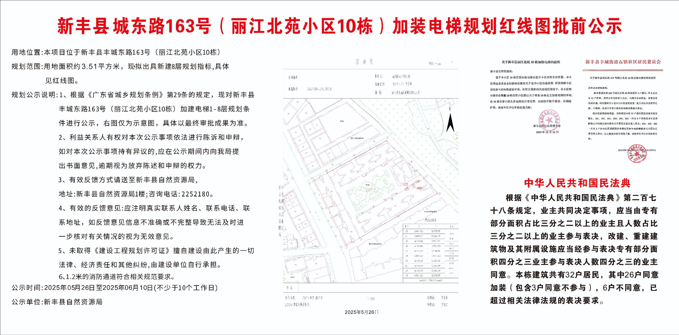 新丰县城东路163号(丽江北苑小区10栋)加装电梯规划红线图批前公示.jpg
