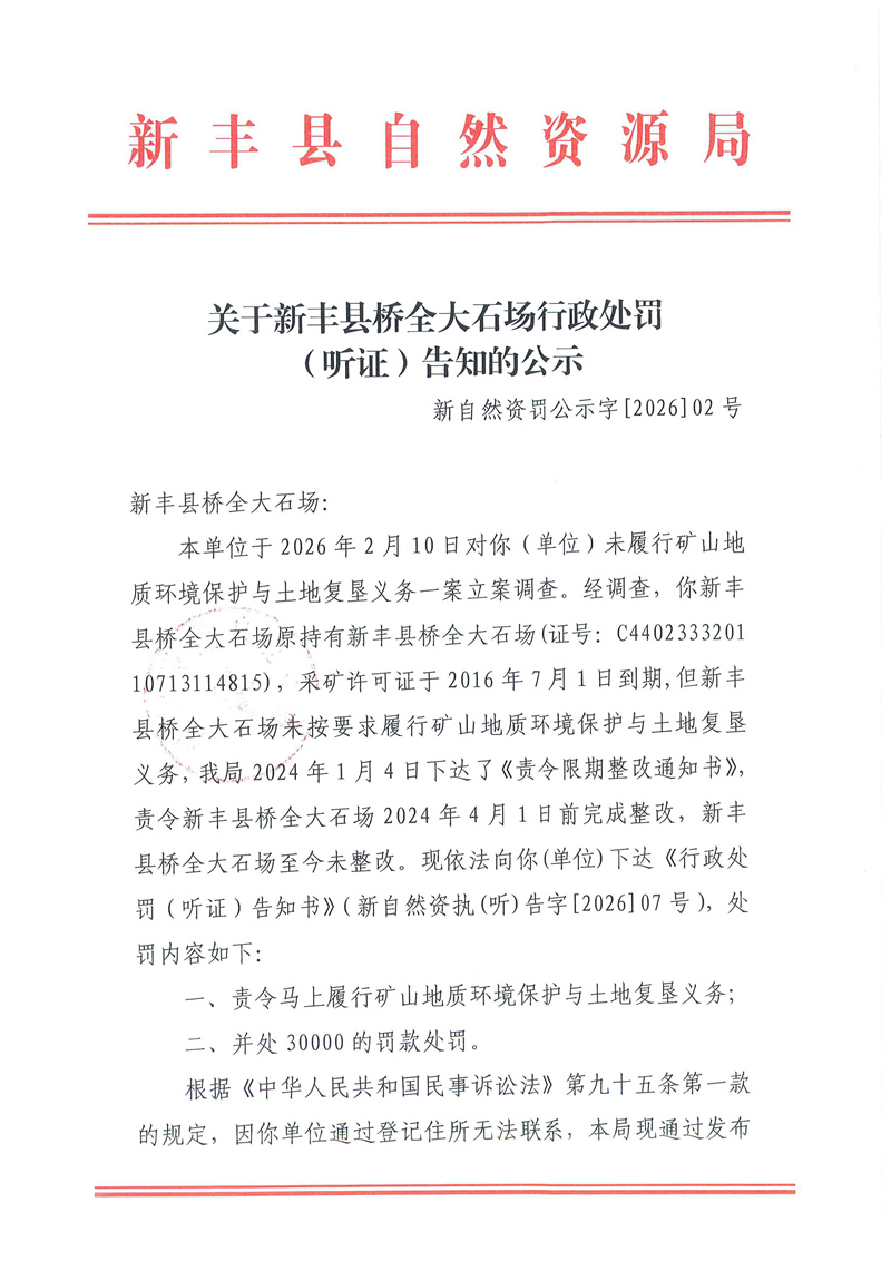 关于新丰县桥全大石场行政处罚(听证)告知的公示01.jpg
