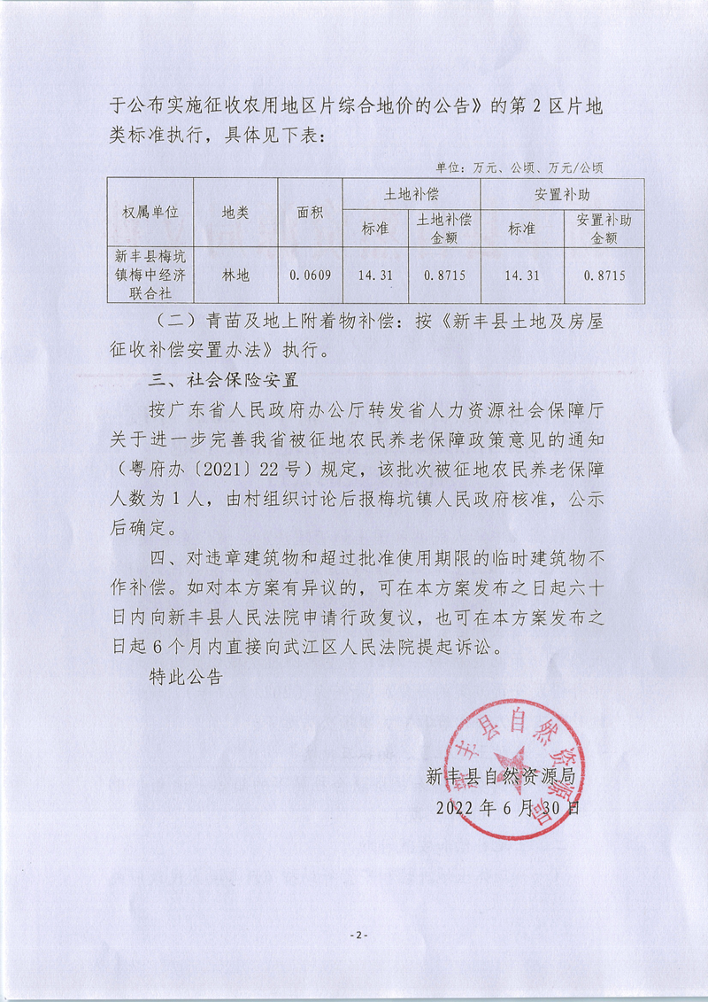 新自然资（告）〔2022〕8号 县自然资源局关于新丰县2021年度第四批次城镇建设用地征收土地安置补偿的公告02.jpg